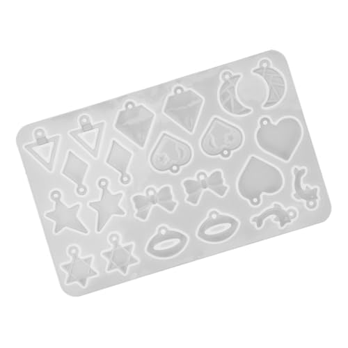 EPIGEIST Silikonform Ohrring Schmuck Gießform für Epoxidharz DIY Anhänger Basteln Vielseitig Verwendbar und Leicht Entformbar für Kreative Schmuckherstellung von EPIGEIST