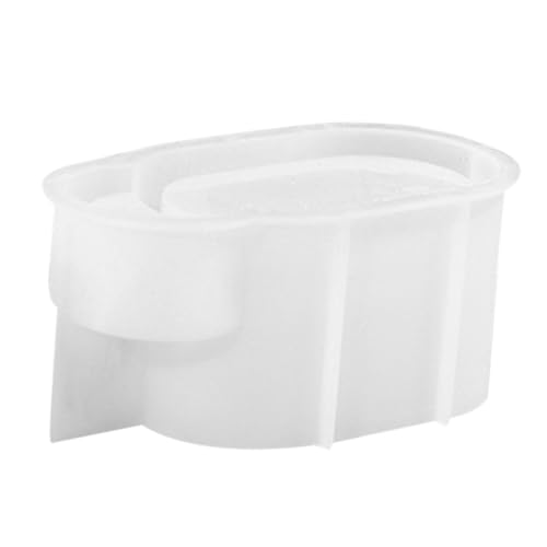 EPIGEIST Silikonform Oval mit Streichholzschlitz für DIY Epoxidharz Kerzenbox Gießform Silikonmaterial Wiederverwendbar Originelles Basteln für Schmucktablett und Aufbewahrung von EPIGEIST