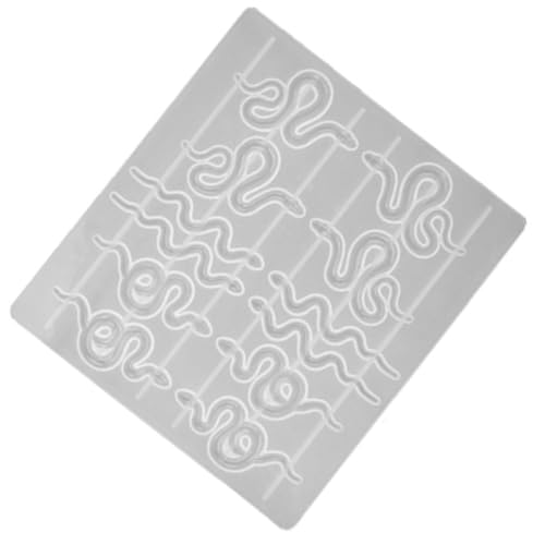 EPIGEIST Silikonform Schlange Ohrringform Wiederverwendbar Kreative DIY Schmuckherstellung Robust Kompakt Sicher Für Epoxidharz Basteln von EPIGEIST