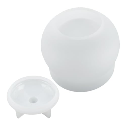 EPIGEIST Silikonform Topf mit Deckel für Epoxidharz Gießen Flexible Langlebige DIY Harz Jar Form Kompakt Leicht zu Reinigen für Schmuckzubehör Basteln und Kreative Harzprojekte von EPIGEIST