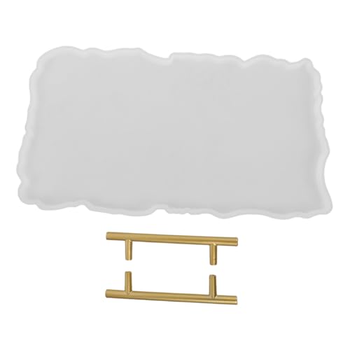 EPIGEIST Silikonform für Epoxidharz Tray mit Ergonomischen Metallgriffen Unregelmäßige Gießform für Diy Serviertablett und Schmuckschale Langlebig Einfach zu Entformen Vielseitig für EPIGEIST Silikonform für Epoxidharz Tray mit Ergonomischen Metallgriffen Unregelmäßige Gießform für Diy Serviertablett und Schmuckschale Langlebig Einfach zu Entformen Vielseitig für von EPIGEIST