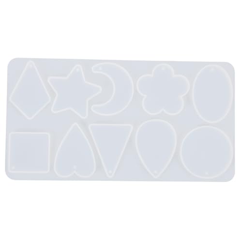 EPIGEIST Silikonform für Ohrringe und Anhänger Flexible Wiederverwendbare DIY Gießform aus Hochwertigem Silikon Einfach zu Entformen für Epoxidharz Schmuckzubehör und Bastelprojekte von EPIGEIST