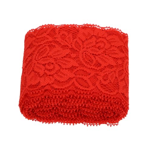 EPIGEIST Stretch-Spitze hochzeitsdekoration wedding decoration Tischdekoration Stickerei Spitzenbesatz für kleidung Spitzenbesatz selber machen applizierter Spitzenbesatz Spandex-Garn rot EPIGEIST Stretch-Spitze hochzeitsdekoration wedding decoration Tischdekoration Stickerei Spitzenbesatz für kleidung Spitzenbesatz selber machen applizierter Spitzenbesatz Spandex-Garn rot von EPIGEIST