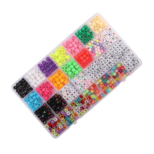 EPIGEIST Teiliges Acryl Buchstaben Perlen mit Großem Leichte DIY Schmuckperlen zum Auffädeln für Armbänder Halsketten und Bastelprojekte Vielseitig Einsetzbar und Farbenfroh von EPIGEIST