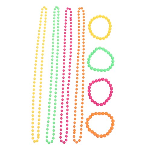 EPIGEIST Teiliges Neon Perlen Schmuck Bunte Halskette und Armband für Damen und Mädchen Party Schmuck für Retro Tanz und Themenkostüme Farbenfroher Kreativer Modeschmuck EPIGEIST Teiliges Neon Perlen Schmuck Bunte Halskette und Armband für Damen und Mädchen Party Schmuck für Retro Tanz und Themenkostüme Farbenfroher Kreativer Modeschmuck von EPIGEIST