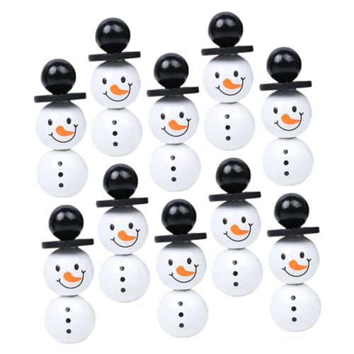 EPIGEIST Teiliges Schneemann Holzperlen DIY Schmuck Bastelset für Armbänder Halsketten Haarbänder mit Schwarzen Ringen Weihnachtsdeko für Winter Party EPIGEIST Teiliges Schneemann Holzperlen DIY Schmuck Bastelset für Armbänder Halsketten Haarbänder mit Schwarzen Ringen Weihnachtsdeko für Winter Party von EPIGEIST