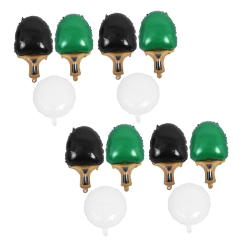 EPIGEIST Teiliges Tischtennis Sportfolie Ballon Grün Schwarze Schläger Weiße Bälle Einfach Aufzublasen Langlebig für Sportparty Dekoration als Geburtstag Party Favor und Sportthemen EPIGEIST Teiliges Tischtennis Sportfolie Ballon Grün Schwarze Schläger Weiße Bälle Einfach Aufzublasen Langlebig für Sportparty Dekoration als Geburtstag Party Favor und Sportthemen von EPIGEIST