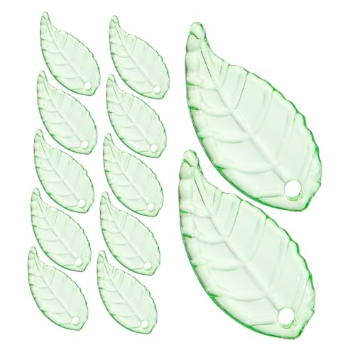 EPIGEIST Transparente Acryl Blattperlen mit Großem für DIY Schmuckherstellung Langlebige Kunststoff Blütenblätter für Armbänder Halsketten und Bastelprojekte für Erwachsene von EPIGEIST