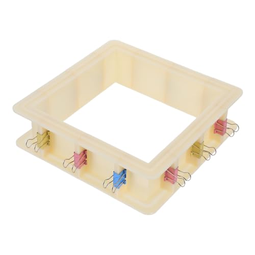 EPIGEIST Verstellbarer Auslaufsicherer Kunststoff Rahmen für Diy Resin Kerzen und Seifenformen Flexible Größenanpassung für Silikon und Epoxidharz Gießprojekte Langlebiges Teiliges von EPIGEIST