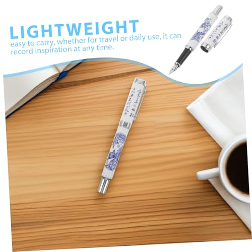 EPIGEIST Vintage Füllfederhalter mit Einzigartigem Design Luxuriöses Schreibinstrument aus Ink Absorbent Pen für Büro Journaling und Künstlerisches Schreiben Glatt und Auslaufsicher von EPIGEIST