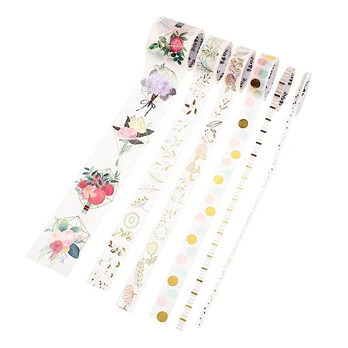 EPIGEIST Washi Tape Aufkleber Dekorationen Basteln Scrapbook Japanisches Briefpapier Washi Tape DIY Klebeband Dekoband Washi Papierband DIY Sticker Klebeband Stickerbänder Flüsterpapier von EPIGEIST