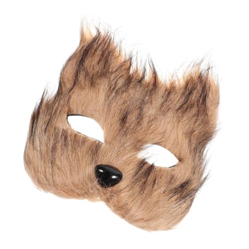 EPIGEIST Weiche Fuchs Halbgesichtsmaske für Halloween und Cosplay Stilvolle Tiermaske aus Weichem Material Komfortabel Tragbar für Party Maskenball Karneval und Fasching ein Hingucker für von EPIGEIST