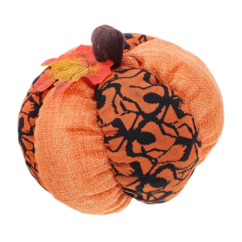 EPIGEIST Weiche Stoff Pumpkins mit Lachenden Gesichtern mit PP Baumwolle Gefüllt Dekorative Halloween Deko Robustes Material als Herbstlicher Tischschmuck für Erntefest und Party von EPIGEIST