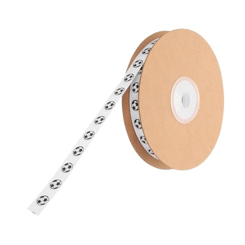 EPIGEIST Weißes Fußball Geschenkband Langlebiges Ripsband für Sportparty Dekoration Bastelband für Geschenkverpackung DIY Schleifen und Nähzubehör für Fußball themenveranstaltungen EPIGEIST Weißes Fußball Geschenkband Langlebiges Ripsband für Sportparty Dekoration Bastelband für Geschenkverpackung DIY Schleifen und Nähzubehör für Fußball themenveranstaltungen von EPIGEIST