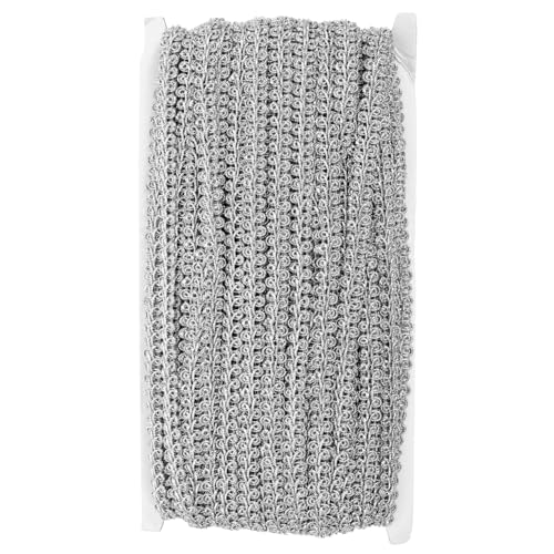 EPIGEIST Welliges Spitzenband Silbernes Spitzenband Vintage Stil zum Nähen und Dekorieren von Bühnenkostümen und Handgefertigten Kleidungsaccessoires EPIGEIST Welliges Spitzenband Silbernes Spitzenband Vintage Stil zum Nähen und Dekorieren von Bühnenkostümen und Handgefertigten Kleidungsaccessoires von EPIGEIST