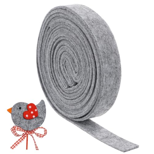 EPIGEIST Wollfilzband Breit Lang Langlebiges Bastelfilzband für DIY Handarbeiten Weihnachtsbaum Dekoration Schleifen Kränze Applikationen Umweltfreundliches Material Graues Filzband EPIGEIST Wollfilzband Breit Lang Langlebiges Bastelfilzband für DIY Handarbeiten Weihnachtsbaum Dekoration Schleifen Kränze Applikationen Umweltfreundliches Material Graues Filzband von EPIGEIST