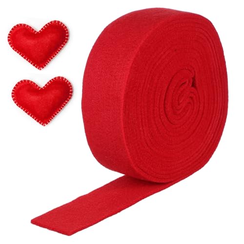 EPIGEIST Wollfilzband für DIY Projekte Rotes Weihnachtsbaum Ribbon Umweltfreundliches Material für Dekorationen Schleifen und Kränze für Bastelarbeiten und Weihnachtsdekoration EPIGEIST Wollfilzband für DIY Projekte Rotes Weihnachtsbaum Ribbon Umweltfreundliches Material für Dekorationen Schleifen und Kränze für Bastelarbeiten und Weihnachtsdekoration von EPIGEIST