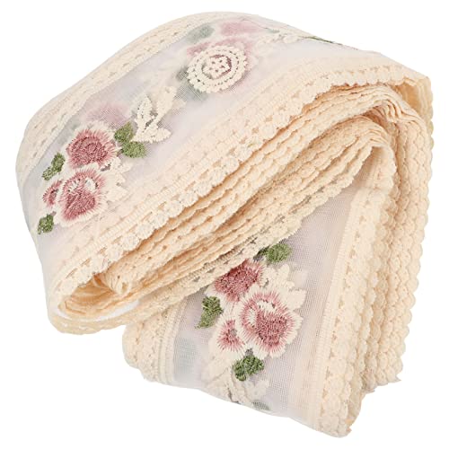 EPIGEIST Yards Baumwollstickerei Spitzenband mit Blumenmuster Zierliches DIY Spitzenborte zum Nähen Vielseitiges Nähzubehör für Kleidung Hochzeiten und Handwerksprojekte EPIGEIST Yards Baumwollstickerei Spitzenband mit Blumenmuster Zierliches DIY Spitzenborte zum Nähen Vielseitiges Nähzubehör für Kleidung Hochzeiten und Handwerksprojekte von EPIGEIST