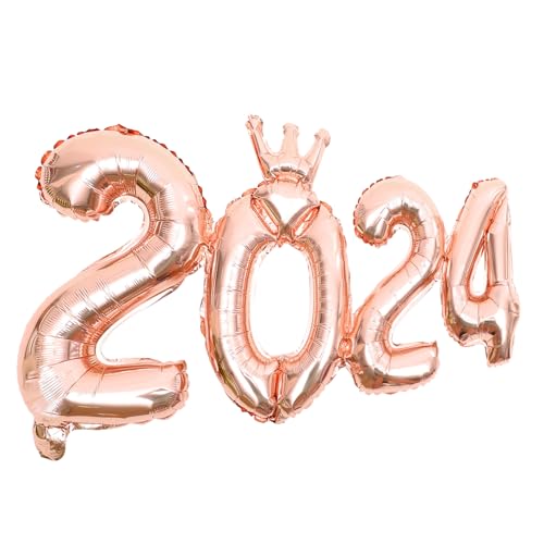 EPIGEIST Zahlen Folienballons Roségold Aluminiumfolie Partydeko für Silvester Geburtstag Abschlussfeier Innen Außen Dekoration EPIGEIST Zahlen Folienballons Roségold Aluminiumfolie Partydeko für Silvester Geburtstag Abschlussfeier Innen Außen Dekoration von EPIGEIST