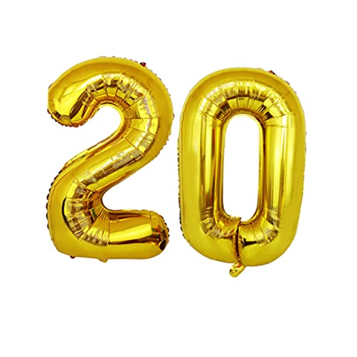 EPIGEIST Zahlen Folienballons Set Gold Aluminium Partydekoration für Geburtstag Festival Fotohintergrund Luftballons Einfache Befüllung EPIGEIST Zahlen Folienballons Set Gold Aluminium Partydekoration für Geburtstag Festival Fotohintergrund Luftballons Einfache Befüllung von EPIGEIST