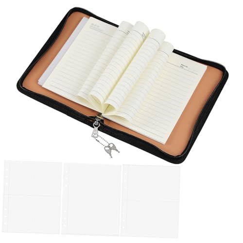 EPIGEIST Zipper Binder mit Löchern Leichter Budget Planer Ordner mit Sicherem Reißverschluss Flexibler Loseblatt Organizer mit Fotokartenhüllen Vielseitig für Schule Büro und Reisende von EPIGEIST