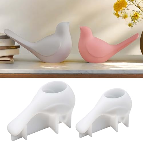 2 Stück Silikonformen GießFormen Vogel, Ostern Silikonform Vogel, GießForm Vogel Zum GießEn, Silikonformen Vogel GießFormen Für Gips und Epoxidharz von EPODA