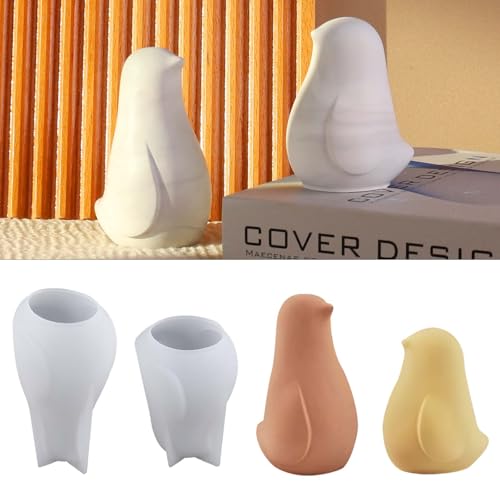 EPODA 2Pcs Silikon Gießform Vogel Silikonformen Gießformen Frühlingsvogel Ostern Silikonformen Gips Vogel DIY Basteln Osterdekoration von EPODA