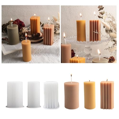 EPODA 3 Stück Silikonformen Kerzen Gießformen Set Geometrie Stumpen DIY Kerzenformen Silikon Gießform Kerzenherstellung EPODA 3 Stück Silikonformen Kerzen Gießformen Set Geometrie Stumpen DIY Kerzenformen Silikon Gießform Kerzenherstellung von EPODA