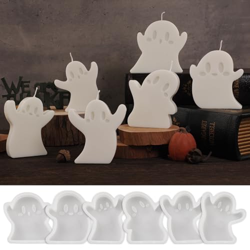 EPODA 6-teiliges Silikonform Halloween Geist Gießformen Kerzenformen DIY Deko Giessformen Silikon Geistform Gießform EPODA 6-teiliges Silikonform Halloween Geist Gießformen Kerzenformen DIY Deko Giessformen Silikon Geistform Gießform von EPODA