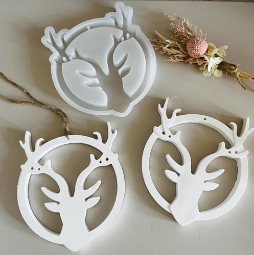 EPODA Silikonform Weihnachten Gießformen DIY Anhänger Wiederverwendbare Epoxidharz Formen Handwerk von EPODA