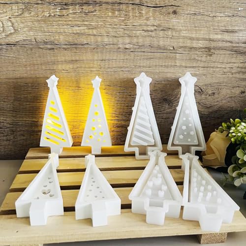 EPODA Silikonform Weihnachten Weihnachtsbaum Gießformen DIY Gips Epoxidharz Formen Silikonformen Weihnachtsbaum Gießform von EPODA