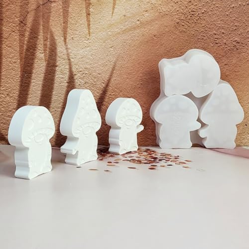 EPODA Silikonformen Gießformen Herbst 3 Stück Pilz mit Wichtel Gießformen für Gips Kerze DIY Herbstdeko Kerzenformen EPODA Silikonformen Gießformen Herbst 3 Stück Pilz mit Wichtel Gießformen für Gips Kerze DIY Herbstdeko Kerzenformen von EPODA