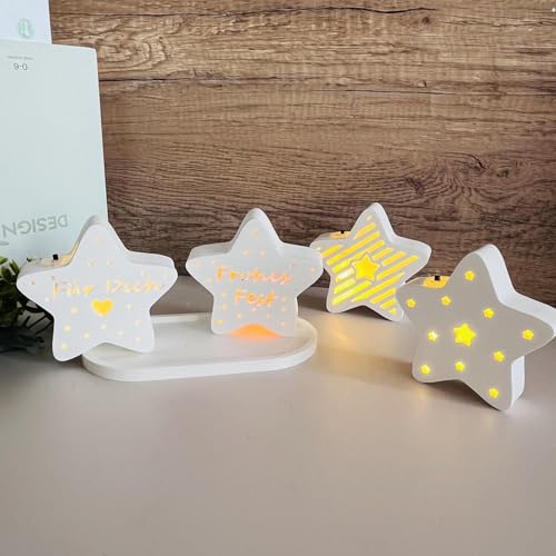 EPODA Silikonformen Gießformen Weihnachten, 4 Stück Silikonform Weihnachten Stern, Silikon Gießform Kerzenform Weihnachten, Sterne Giessformen Silikon Gipsformen Zum Gießen EPODA Silikonformen Gießformen Weihnachten, 4 Stück Silikonform Weihnachten Stern, Silikon Gießform Kerzenform Weihnachten, Sterne Giessformen Silikon Gipsformen Zum Gießen von EPODA