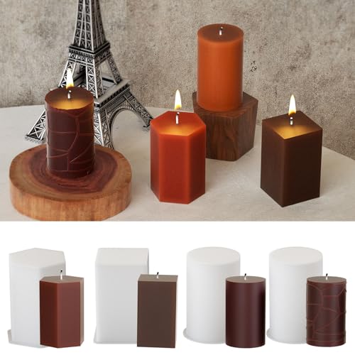 EPODA Silikonformen Kerzen Gießformen Set Geometrie Stumpen DIY Kerzenformen Silikon Gießform Kerzenherstellung EPODA Silikonformen Kerzen Gießformen Set Geometrie Stumpen DIY Kerzenformen Silikon Gießform Kerzenherstellung von EPODA