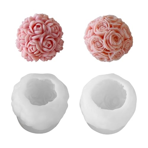 Silikonform Blumen, Silikonformen GießFormen Blumen, Kerzen GießEn Formen Blumen, GießFormen Blumen Für Bastelarbeiten, Gips, Kunsthandwerk (Stil 5) von EPODA