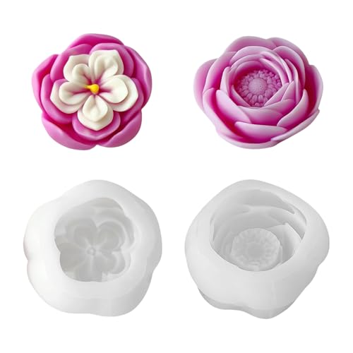 Silikonform Blumen, Silikonformen GießFormen Blumen, Kerzen GießEn Formen Blumen, GießFormen Blumen Für Bastelarbeiten, Gips, Kunsthandwerk (Stil 6) von EPODA