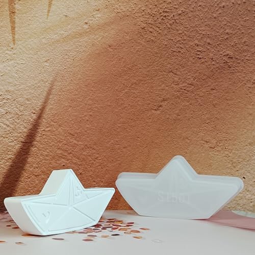 Silikonformen Gießformen Segelboot, 3D Silikonform Boot Gießformen, Sommer Gießformen für DIY Kerzen und Gipsdeko Handwerk von EPODA