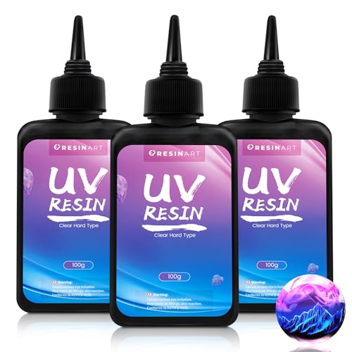 EPRESINART 300g UV Harz klar,UV Resin hart,UV Resin hart kristallklares Transparentes UV epoxidharz für DIY Kunst,Schmuck,Gießen,Handwerk,und Beschichten EPRESINART 300g UV Harz klar,UV Resin hart,UV Resin hart kristallklares Transparentes UV epoxidharz für DIY Kunst,Schmuck,Gießen,Handwerk,und Beschichten von EPRESINART