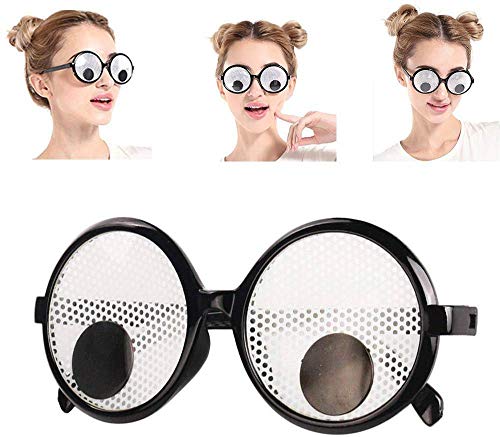 EPRHAY Wackelaugen Brille Lustige Kulleraugen Brille Augenbrille Scherzbrille Comedy Party Geburtstagsfeier Verkleidung für Spoof Kostüm Party Foto Requisiten EPRHAY Wackelaugen Brille Lustige Kulleraugen Brille Augenbrille Scherzbrille Comedy Party Geburtstagsfeier Verkleidung für Spoof Kostüm Party Foto Requisiten von EPRHAY