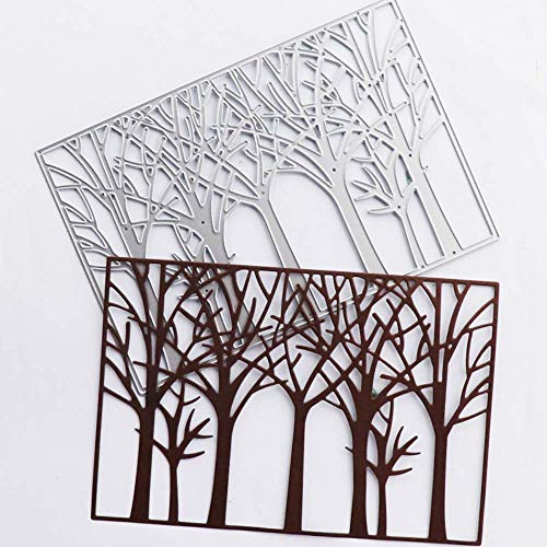 EPRHY Baum-Stanzformen, Metall Scrapbooking Stanzformen Schablonen für Kartenherstellung, dekorative Prägung, DIY Papierkarten, Albumstempel von EPRHY