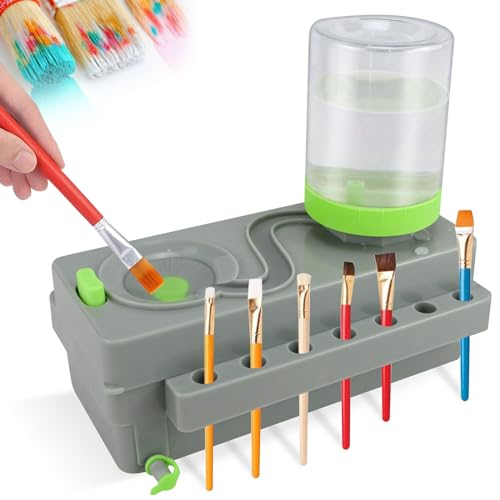 Pinsel Reiniger, Pinselreiniger Bürstenspüler, Multifunktionaler Bürstenbrause, Brush Rinser, Make up Pinsel, Künstlerbedarf Bürstenspüler für Acryl, Aquarell und auf Wasserbasis von EPROICKS