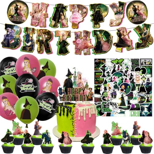 Hexe&Prinzessin Deko Geburtstag,87Pcs Thema Party Deko Witch and Princess Luftballons Party Deko mit Aufklebern Tortendeko Happy Birthday Banner Kuchen Deko für Junge Mädchen Party Zubehör Hexe&Prinzessin Deko Geburtstag,87Pcs Thema Party Deko Witch and Princess Luftballons Party Deko mit Aufklebern Tortendeko Happy Birthday Banner Kuchen Deko für Junge Mädchen Party Zubehör von EPXOIQC