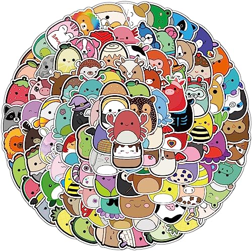 Anime Aufkleber 100 Stück,Kinder Aufkleber,Cartoon Aufkleber,Stickers Graffiti,Wasserdichte Kinder Sticker,Geburtstag Aufkleber,für ​Laptop ​Skateboard Motorrad Koffer von EQCSYDM
