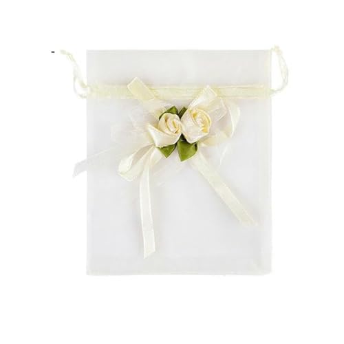 EQGNTS Organzabeutel, 10x12cm Mesh Bag Kordelzug Organza Taschen Perle Schmuck Beutel Süßigkeiten Kekse Geschenke Taschen Hochzeit Geburtstag Party Dekoration EQGNTS Organzabeutel, 10x12cm Mesh Bag Kordelzug Organza Taschen Perle Schmuck Beutel Süßigkeiten Kekse Geschenke Taschen Hochzeit Geburtstag Party Dekoration von EQGNTS