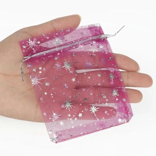 EQGNTS Organzabeutel, 50 Teile/Beutel Silber Farbe Gypsophila Organza 10x12cm Weihnachten Kordelzug Geschenk Tasche Charme Schmuck Verpackung Taschen & Beutel EQGNTS Organzabeutel, 50 Teile/Beutel Silber Farbe Gypsophila Organza 10x12cm Weihnachten Kordelzug Geschenk Tasche Charme Schmuck Verpackung Taschen & Beutel von EQGNTS