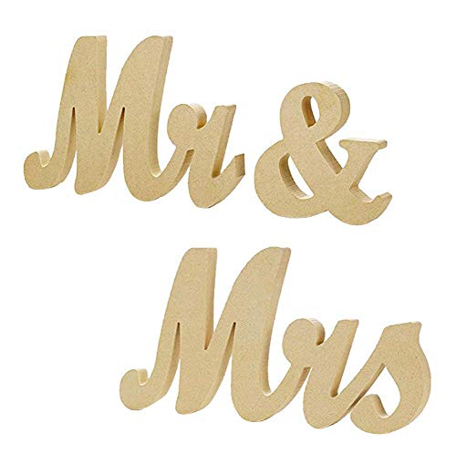Herr & Frau Dekoration, Hochzeit Requisiten Frau & Herr Brief Zeichen für Hochzeit Tischdekoration Hochzeitsgeschenk Herr & Frau Dekoration, Hochzeit Requisiten Frau & Herr Brief Zeichen für Hochzeit Tischdekoration Hochzeitsgeschenk von EQLEF