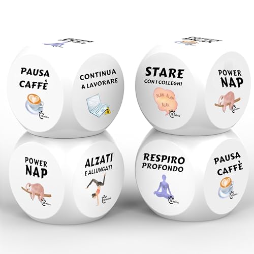 Set mit 4 Anti-Stress-Würfeln für Erwachsene – Würfel aus viskoelastischem Schaumstoff | originelles Geschenk für Büro, Kollegen, Studenten, Linderung von Stress und Angst, lustiger Stressball Set mit 4 Anti-Stress-Würfeln für Erwachsene – Würfel aus viskoelastischem Schaumstoff | originelles Geschenk für Büro, Kollegen, Studenten, Linderung von Stress und Angst, lustiger Stressball von EQUIK PRODUCTS