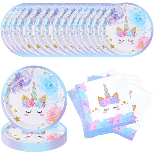 84 Stück Einhorn Partygeschirr Set,16 Gäste Einhorn Teller Geburtstag Papiergeschirr,Einhorn Kindergeburtstag Party Supplies Pappteller 84 Stück Einhorn Partygeschirr Set,16 Gäste Einhorn Teller Geburtstag Papiergeschirr,Einhorn Kindergeburtstag Party Supplies Pappteller von ERAOLIAE