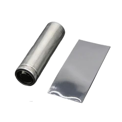 ERBER PVC-Schrumpfschlauch, Batteriefolie, Klebeband, vorgeschnitten, Schrumpfschlauch, Schutzrohrabdeckung, Batterien, Wickelhülle, 25/50/100 Stück(Clear,100pcs) von ERBER