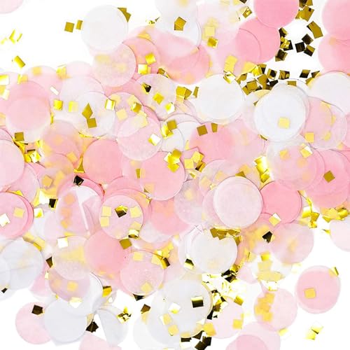 ERBO Konfetti Hochzeit, 30g Konfetti Groß, 2,5cm Streudeko Hochzeit, für Geburtstag Party Goldene Hochzeit Feier JGA Junggesellinnenabschied Jubiläum Einschulung Farbmix(Hell-Pink) ERBO Konfetti Hochzeit, 30g Konfetti Groß, 2,5cm Streudeko Hochzeit, für Geburtstag Party Goldene Hochzeit Feier JGA Junggesellinnenabschied Jubiläum Einschulung Farbmix(Hell-Pink) von ERBO
